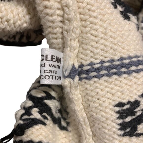 Planet Earth Womens Western Aztec Chunky Button Down Cardigan Sweater M/L Boho - Picture 5 of 8